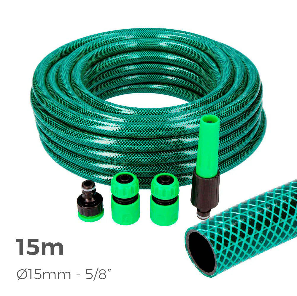 Kit Manguera de Jardín Basic Line Ø15mm