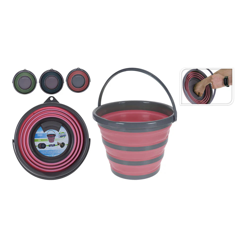 Cubo Plegable 10L con Asa ULTRACLEAN
