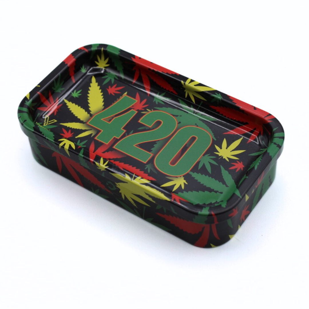 Bandeja con caja 420 Rasta