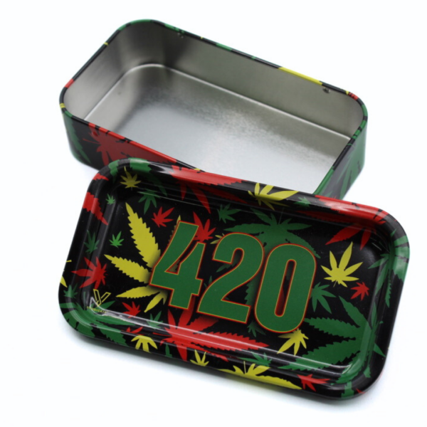 Bandeja con caja 420 Rasta