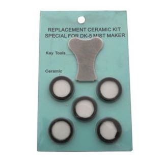 Kit de cinco discos cerámicos y llave para humidificador Mist Maker de cinco membranas