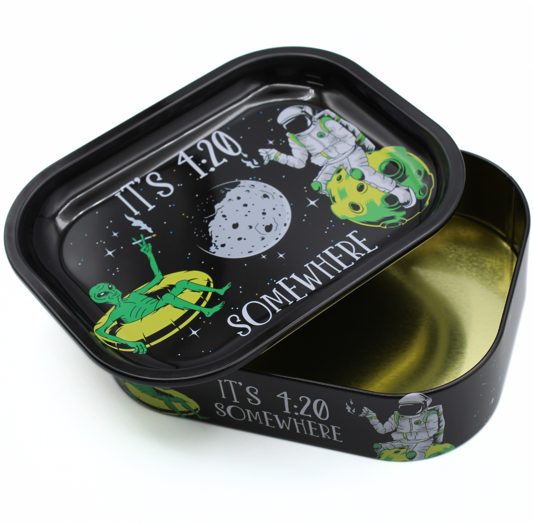 Bandeja con caja alien 420