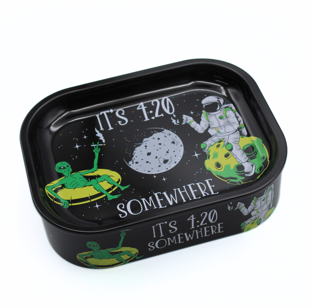 Bandeja con caja alien 420