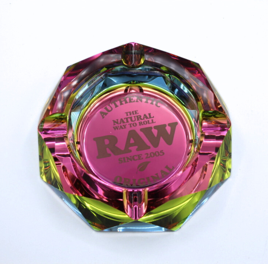 Cenicero de Cristal RAW Rainbow