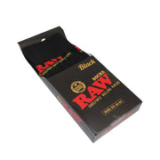 RAW Calcetines Black caja frontal negra con logo RAW Socks Black y talla EU 42-46