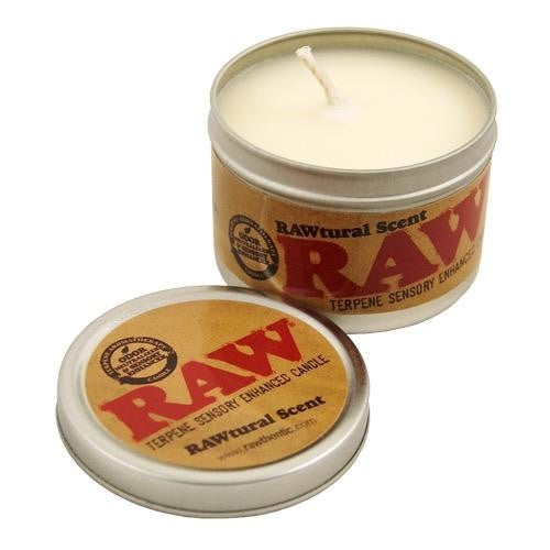 Vela con terpenos RAW