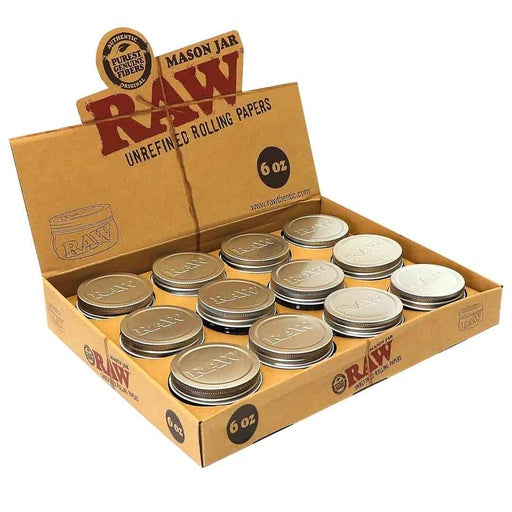 Bote de cristal RAW MASON JAR 6oz
