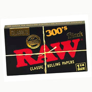 Librillo RAW Black de 300 hojas formato 1¼