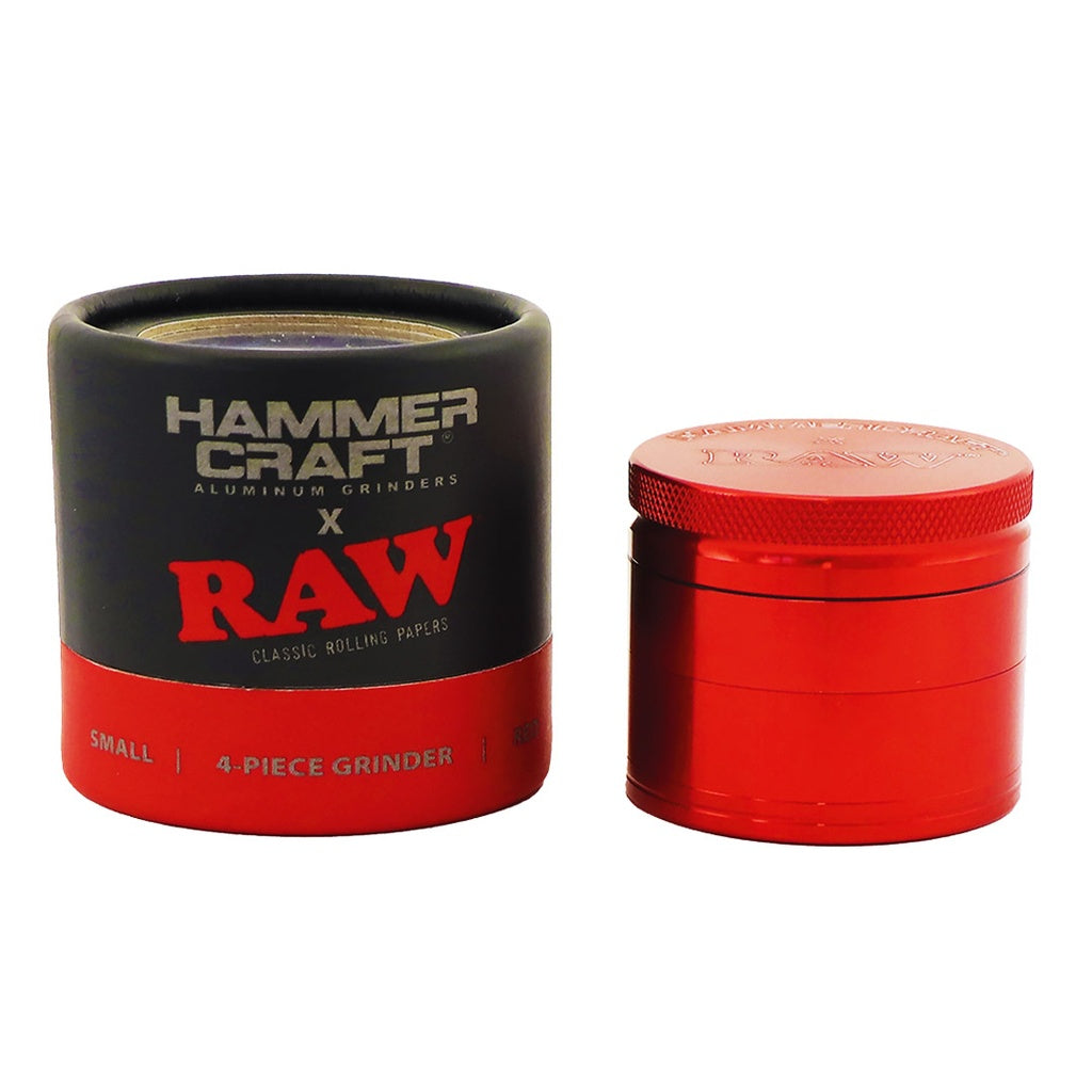 Grinder RAW x Hammercraft Rojo 4 Partes