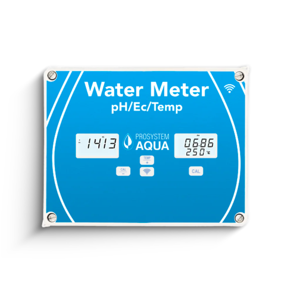 Water Meter pH, EC, Temp. WiFi PROSYSTEM AQUA