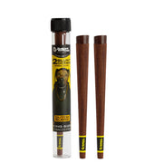 Tubo G-Rollz The Dog Dutch Blend junto a dos conos marrones King Size