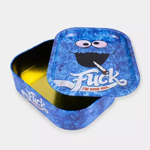 Caja de Metal con Bandeja de Liar ‘Fuck’
