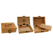 RAW Caja de Madera con Bandeja – The Natural Way to Roll