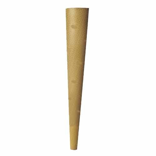 RAW Classic King Size cono prerrollado individual papel natural sin blanquear vista lateral