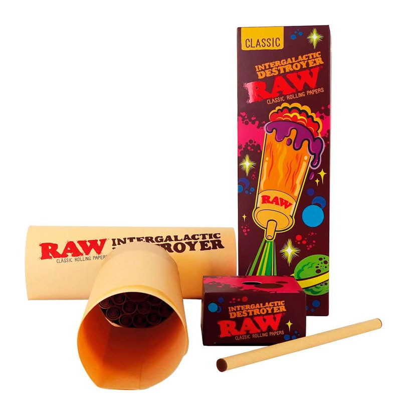 RAW Intergalactic Destroyer Classic interior del cono gigante con múltiples conos enrollados en espiral