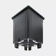 Maceta Cuadrada Negra Sobreelevada