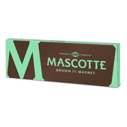 Librillo de papel Mascotte Brown 1¼ Magnet en tonos marrón y verde