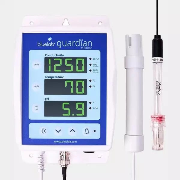 Medidor Continuo pH y EC Bluelab Guardian