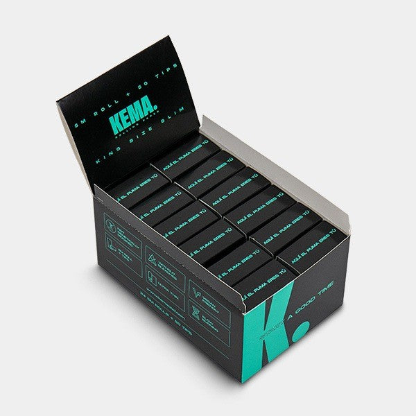 Caja expositora de papel en rollo KEMA Slim con filtros