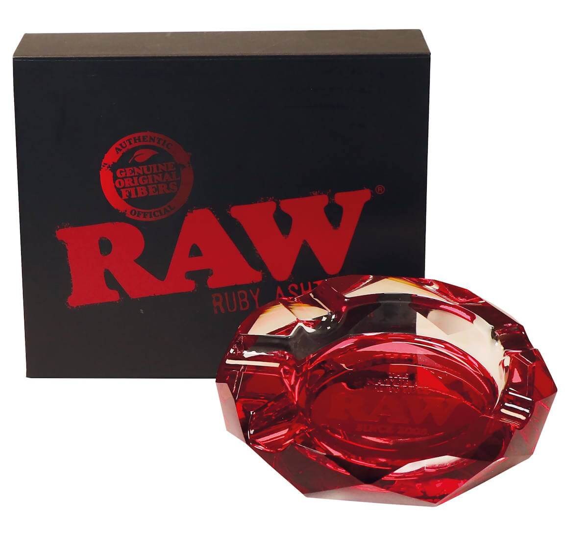 RAW Ruby Ashtray – Cenicero de Cristal
