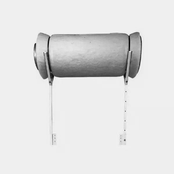 Soporte regulable para filtros de carbón - vista frontal